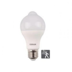 LAMPARA LED CON SENSOR DE MOVIMIENTO 9W LUZ FRIA OSRAM