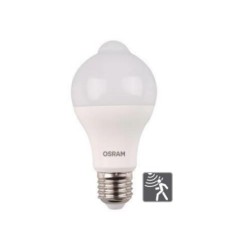 LAMPARA LED CON SENSOR DE MOVIMIENTO 9W LUZ FRIA OSRAM