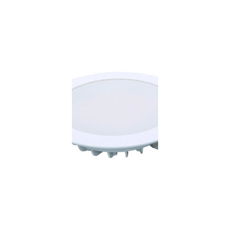 LUMINARIA DE EMPOTRAR ELED12DF 12W LUZ CALIDA MEGAMEX