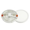 LUMINARIA DOWNLIGHT EVOLUX 8W LUZ FRIA AJUSTABLE