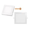 LUMINARIA DUAL CUADRADO LED 15W LUZ FRIA OSRAM