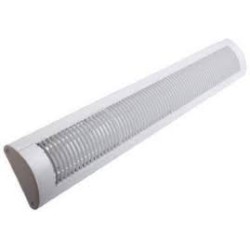 LUMINARIA, GABINETE T8 LED CON REJILLA 2X20W S241LED MEGAMEX