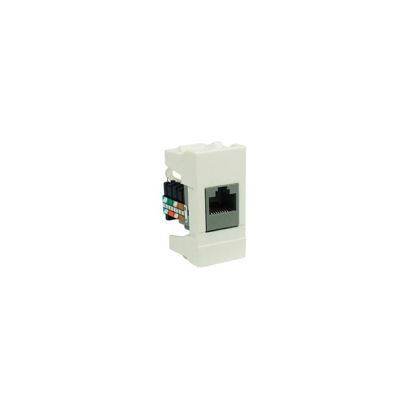 MODULO DE DATOS RJ45 COLOR MARFIL LINEA CIEN LEVITON