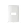 PLACA 1 MODULO COLOR BLANCO LINEA CIEN LEVITON