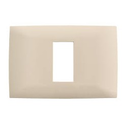 PLACA 1 MODULO COLOR MARFIL LINEA CIEN LEVITON