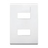 PLACA 2 MODULOS CON CHASIS E5N2PTL BLANCO MODUS PRO BTICINO