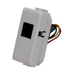 TOMA DE TELÉFONO DE 4 HILOS COLOR BLANCO 1 MODULO QZ5958/11N MX BTICINO
