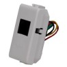 TOMA DE TELÉFONO DE 4 HILOS COLOR BLANCO 1 MODULO QZ5958/11N MX BTICINO