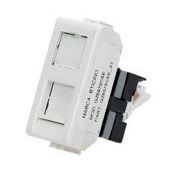 CONECTOR RJ45 CATEGORÍA 5E COLOR BLANCO 1 MODULO QZ5979C5E MX BTICINO