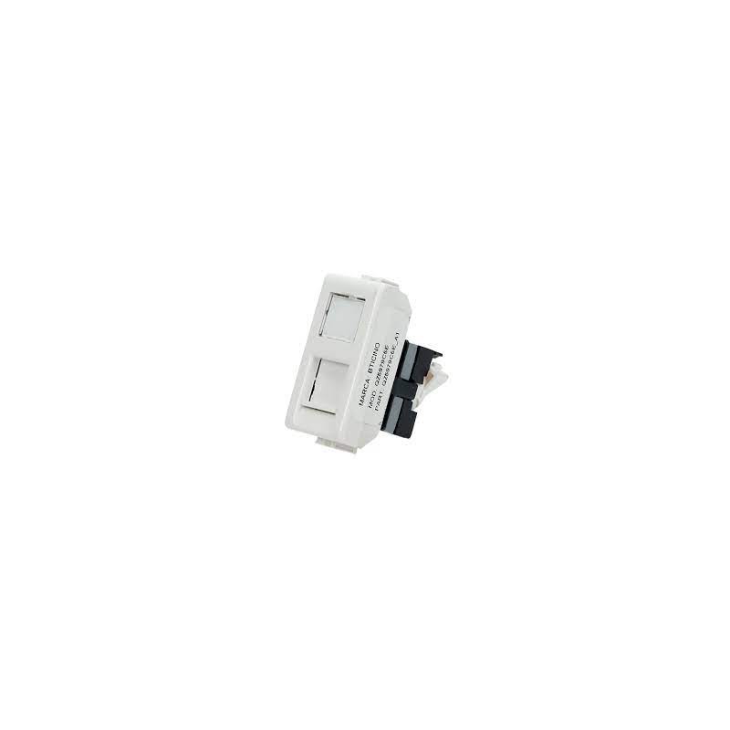 CONECTOR RJ45 CATEGORÍA 5E COLOR BLANCO 1 MODULO QZ5979C5E MX BTICINO