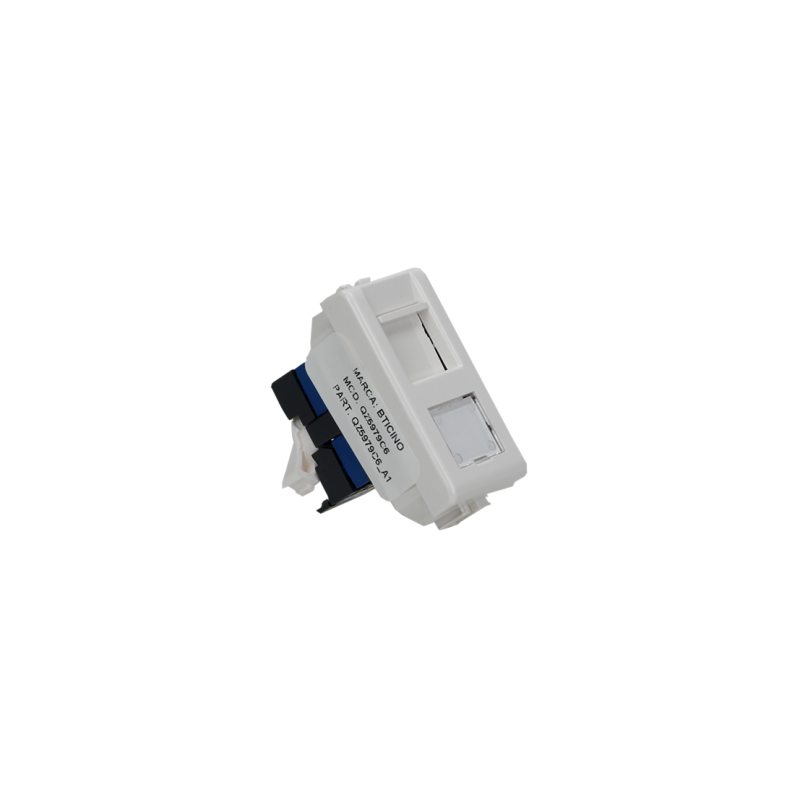 CONECTOR RJ45 CATEGORÍA 6 COLOR BLANCO 1 MODULO QZ5979C6 MX BTICINO