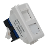 CONECTOR RJ45 CATEGORÍA 6 COLOR BLANCO 1 MODULO QZ5979C6 MX BTICINO