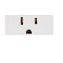 CONTACTO POLARIZADO 1 MODULO 15A COLOR BLANCO LINEA CIEN LEVITON