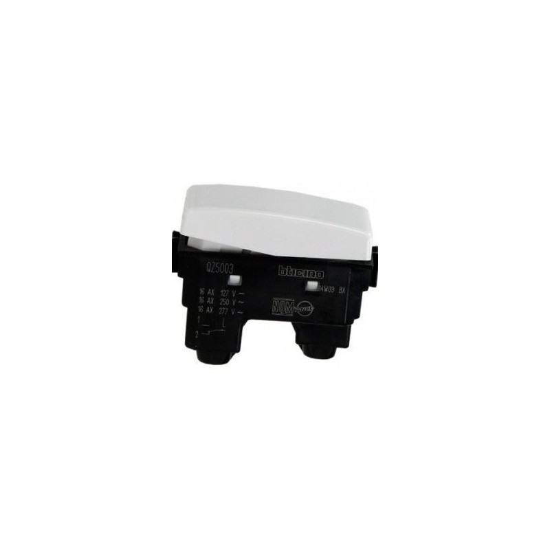 INTERRUPTOR 3 VIAS COLOR BLANCO 1 MODULO QZ5003 MX BTICINO