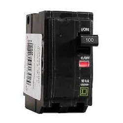 INTERRUPTOR TERMOMAGNETICO 2 POLOS 100A SQUARE D