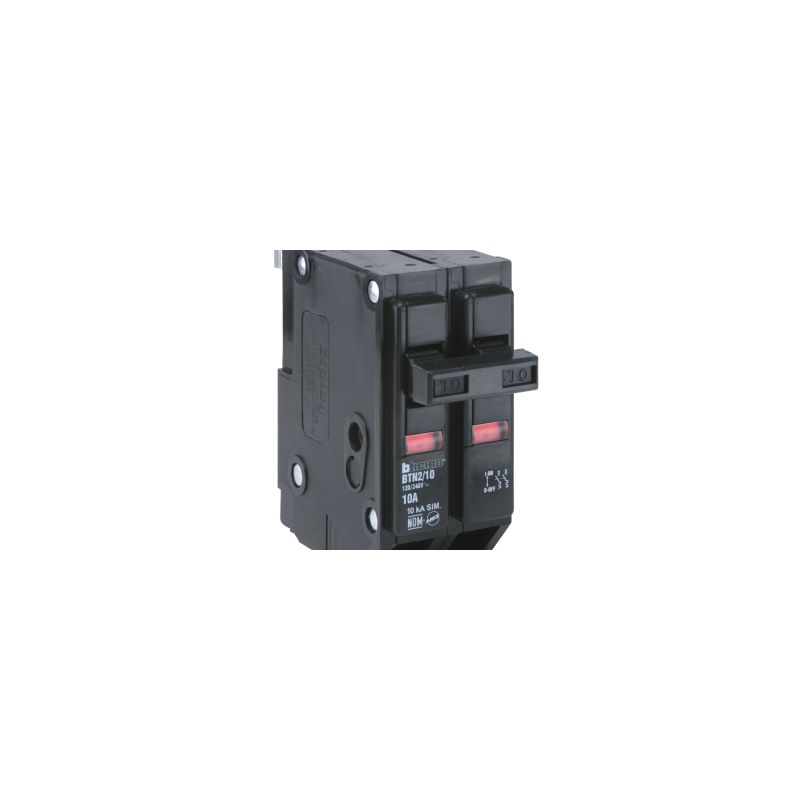 INTERRUPTOR TERMOMAGNETICO 2 POLOS 10A BTN2/10 BTICINO