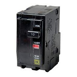 INTERRUPTOR TERMOMAGNETICO 2 POLOS 10A SQUARE D