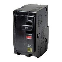 INTERRUPTOR TERMOMAGNETICO 2 POLOS 30A SQUARE D